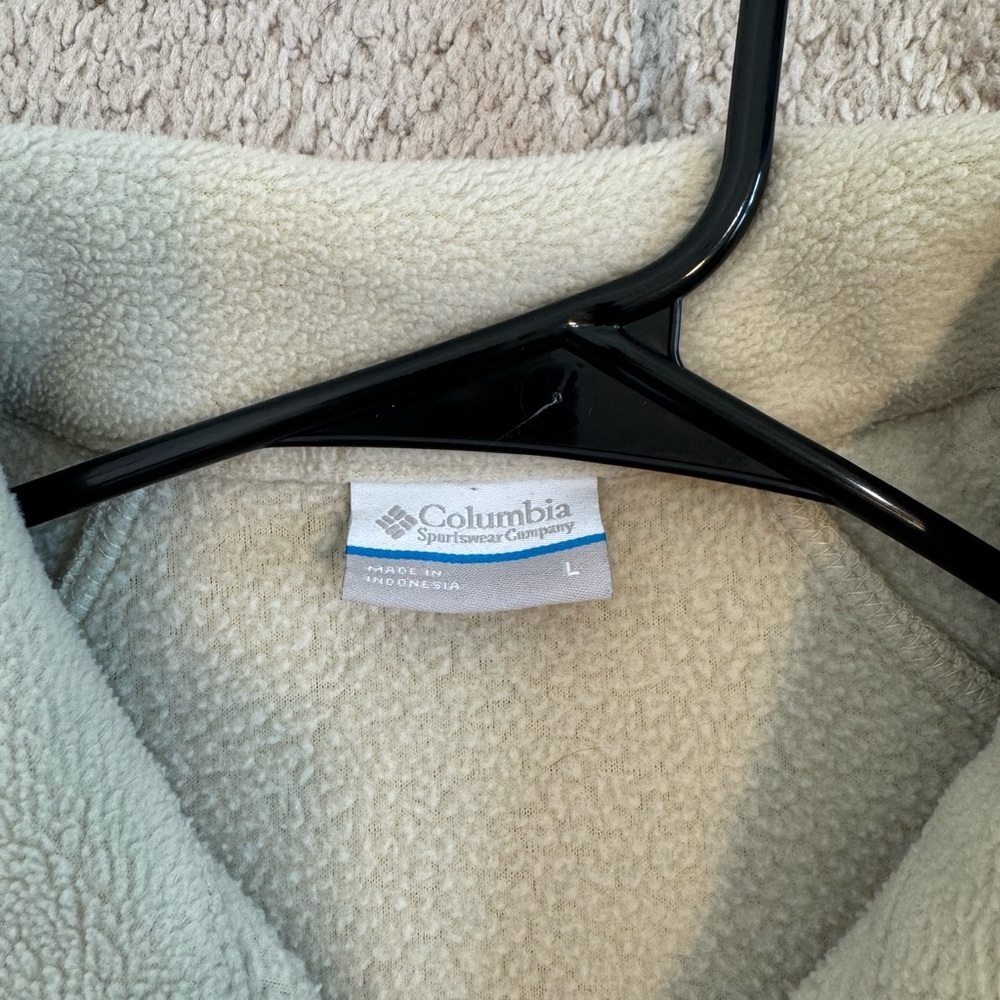Columbia Women’s Beige Textured Zip Up‎ Jacket Size Large - Picture 8 of 11